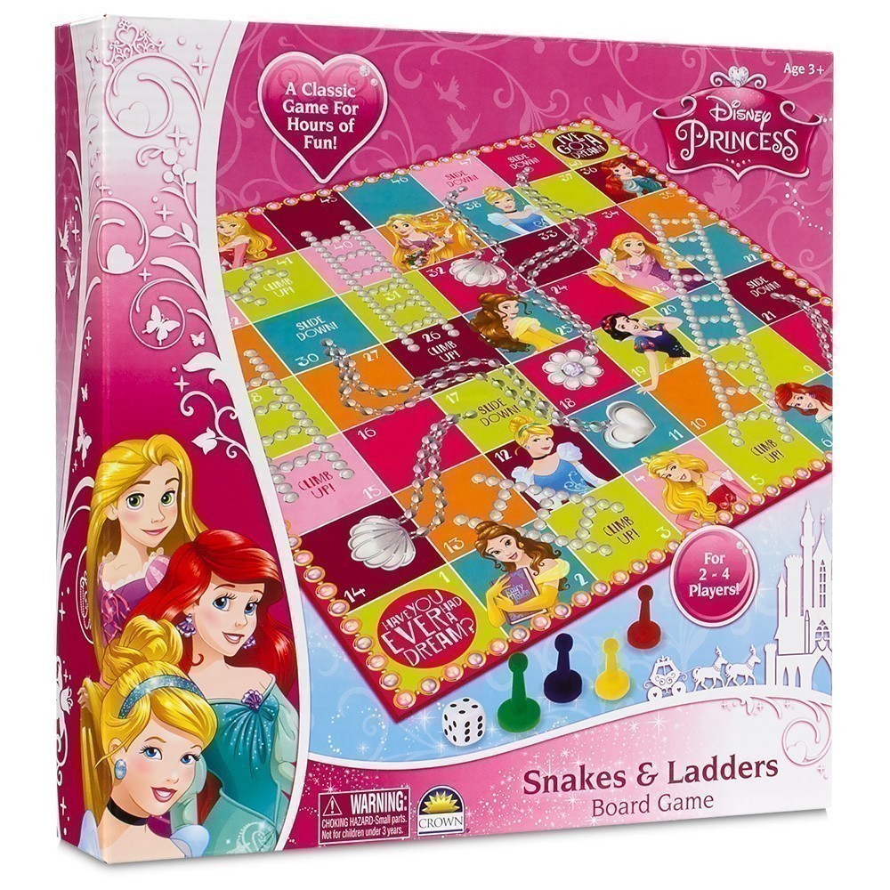 Disney Princess - Snakes & Ladders