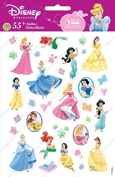 Disney Princesses 55+ Sticker Pack