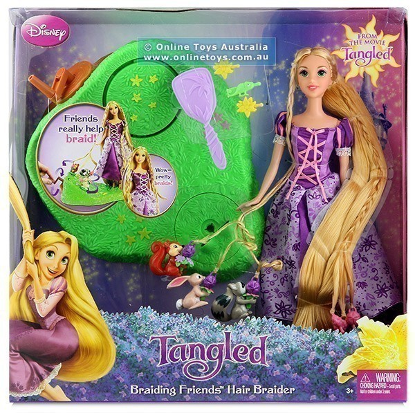 Disney - Tangled - Rapunzel and Braiding Friends Hair Braider