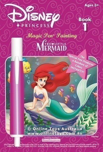 Disney The Little Mermaid - Magic Pen Painting Book - Book 1