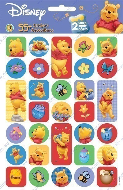 Disney Winnie The Pooh 55+ Sticker Pack