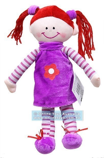 Dizzy Lizzy - 32cm Rag Doll - Red Hair