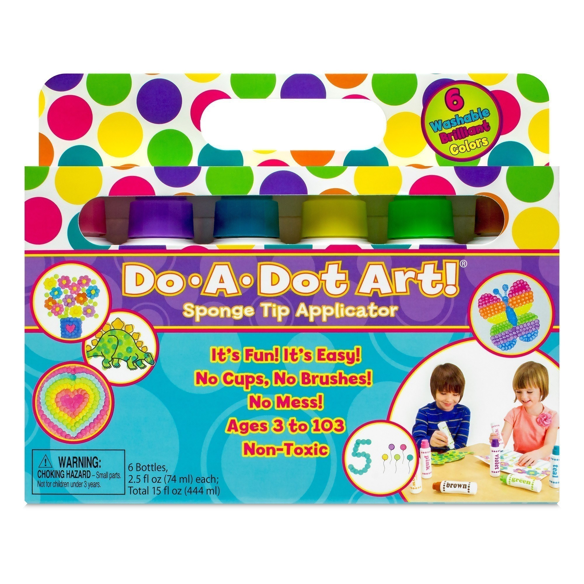Do-A-Dot Art - Brilliant Colour Dot Markers - 6 Pack