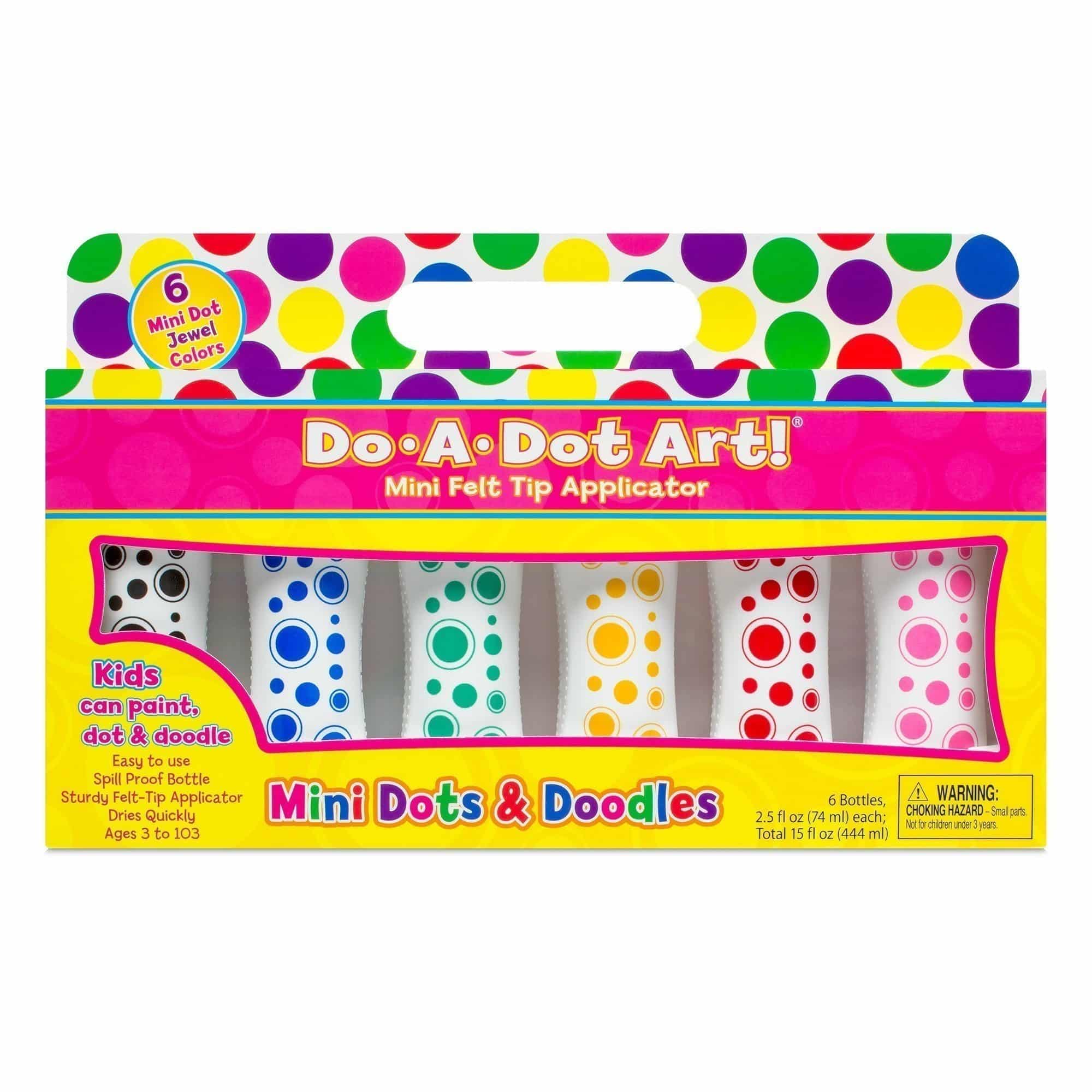 Do-A-Dot Art - Jewel Colour Mini Dot Markers - 6 Pack