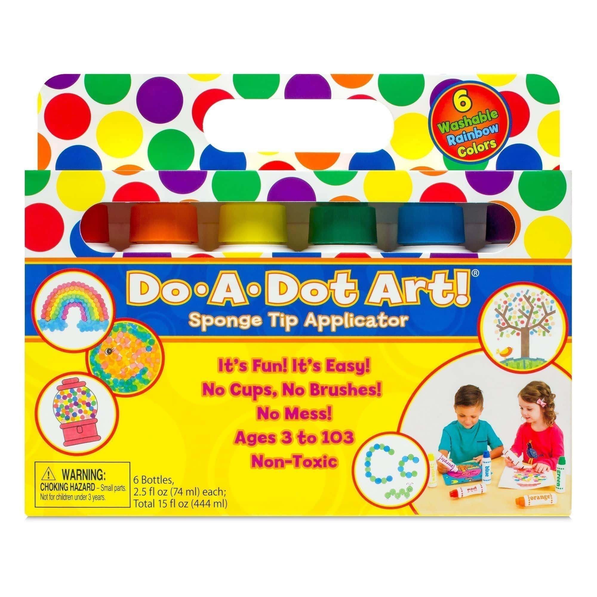 Do-A-Dot Art - Rainbow Colour Dot Markers - 5 Pack