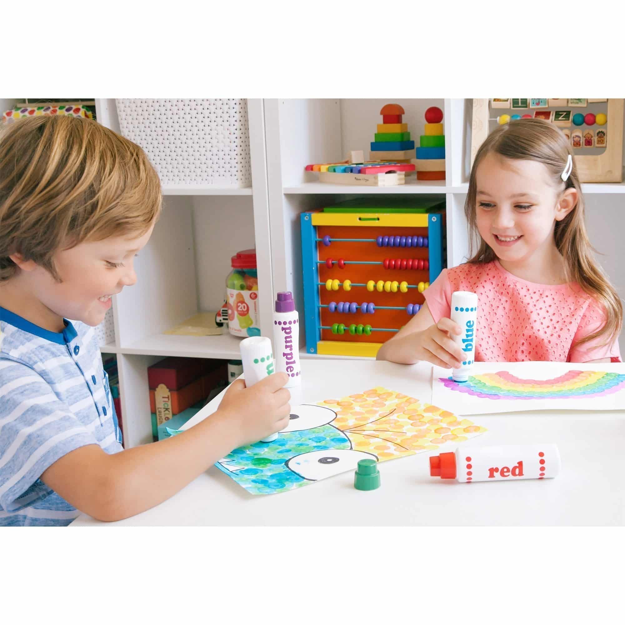 DoADot Art Rainbow Colour Dot Markers 6 Pack Online Toys Australia