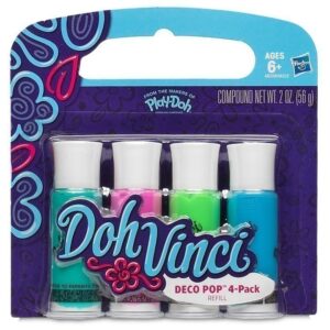 DohVinci - Deco Pop 4-Pack - Cool Colours