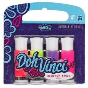 DohVinci - Deco Pop 4-Pack - Warm Colours