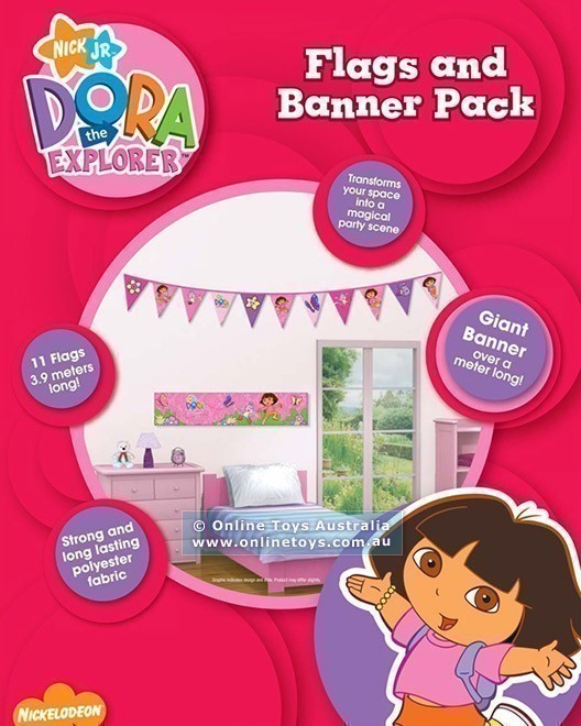 Dora the Explorer Flags and Banner Pack