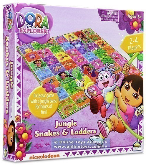 Dora The Explorer - Jungle Snakes and Ladders