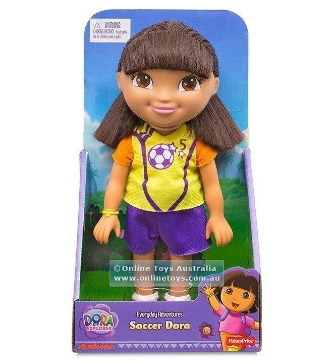 Dora the Explorer - Soccer Dora - 22cm Doll