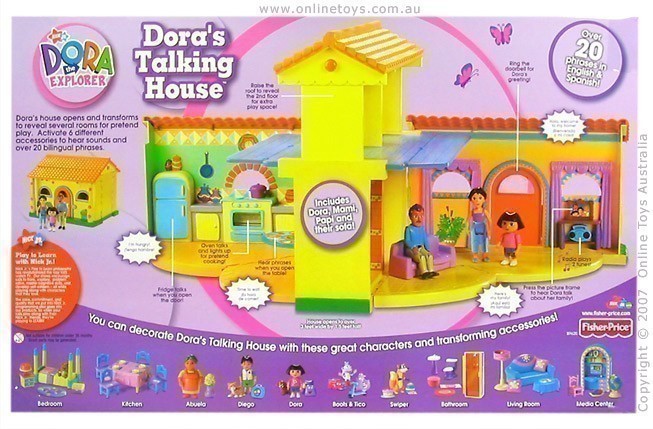 Doras Talking House - Back of Box