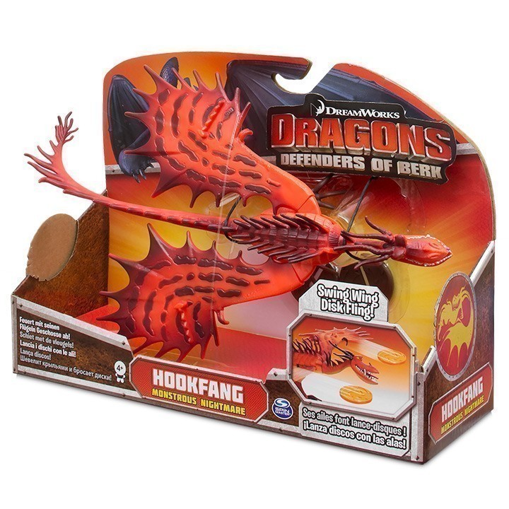 Dreamworks Dragons DOB - 11inch Hookfang Monstrous Nightmare Swing Wing