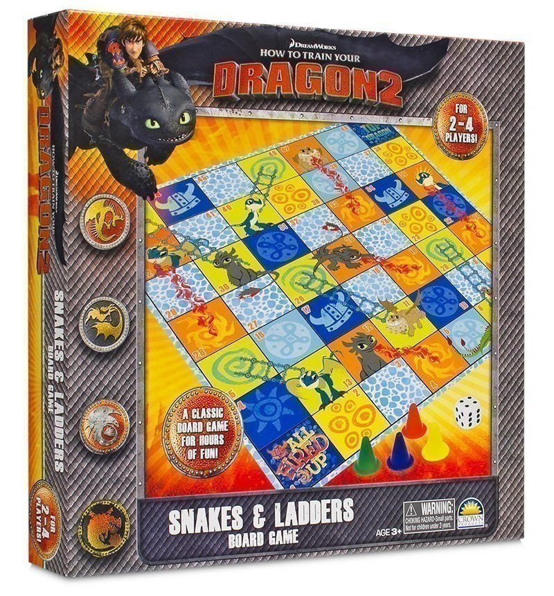 Dreamworks - How To Train Your Dragon 2 - Snakes and Ladders Board Game