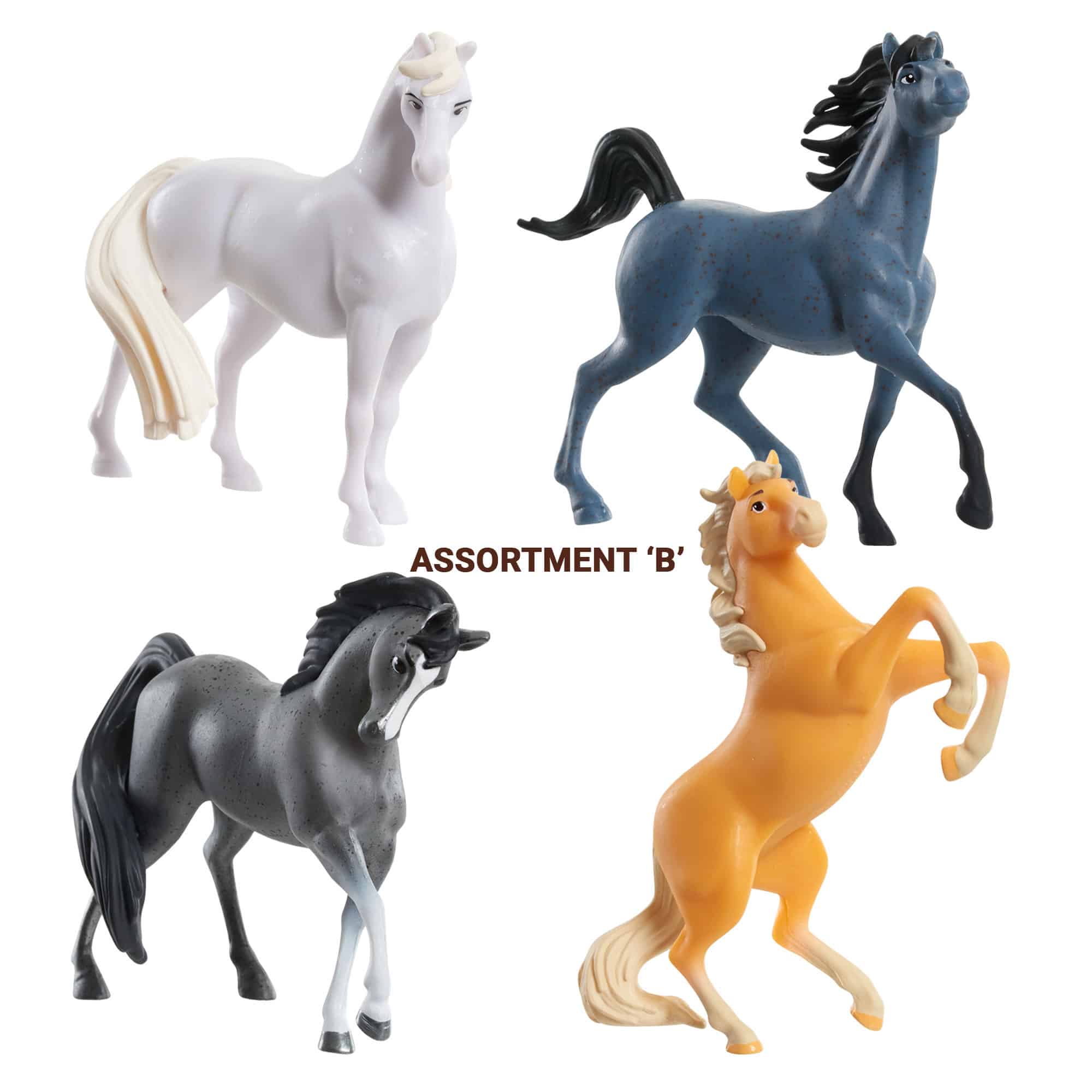 Dreamworks - Spirit - Collectible Horse 4 Pack Assortment