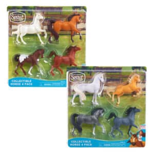 Dreamworks - Spirit - Collectible Horse 4 Pack Assortment