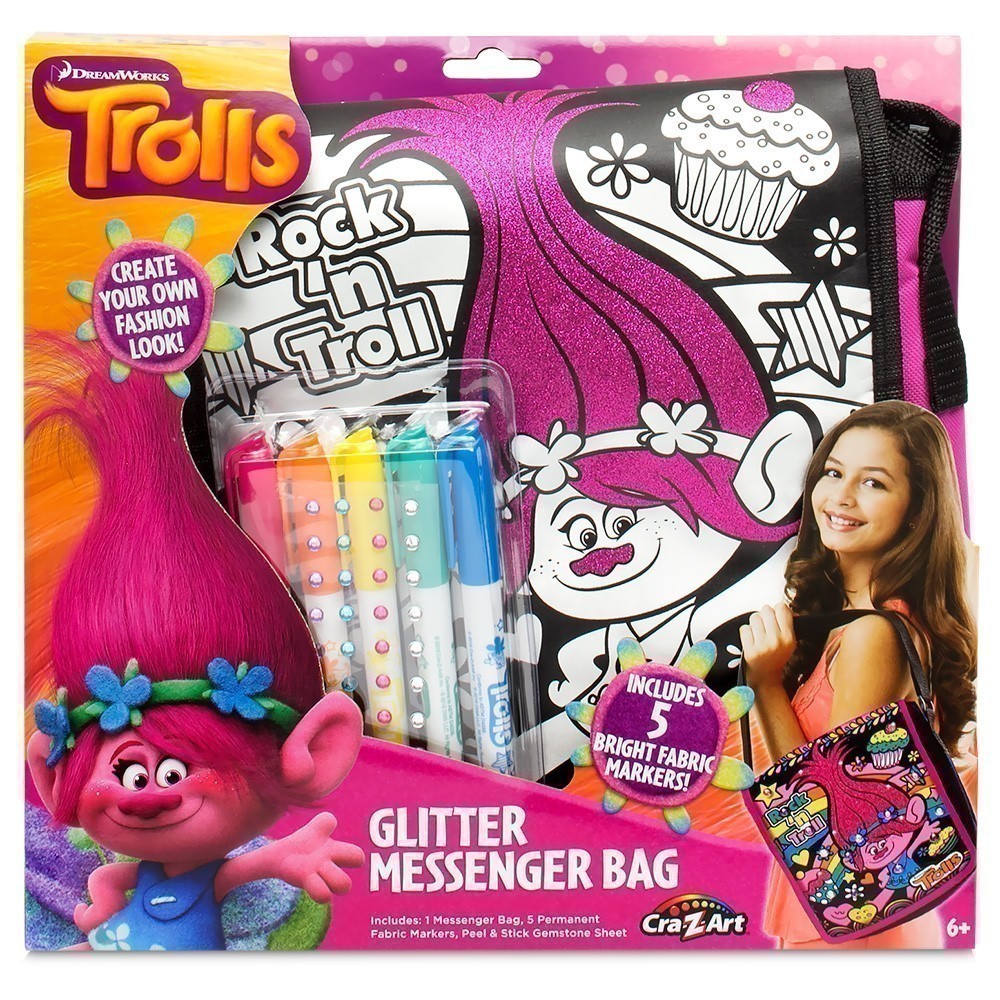 DreamWorks - Trolls Glitter Messenger Bag