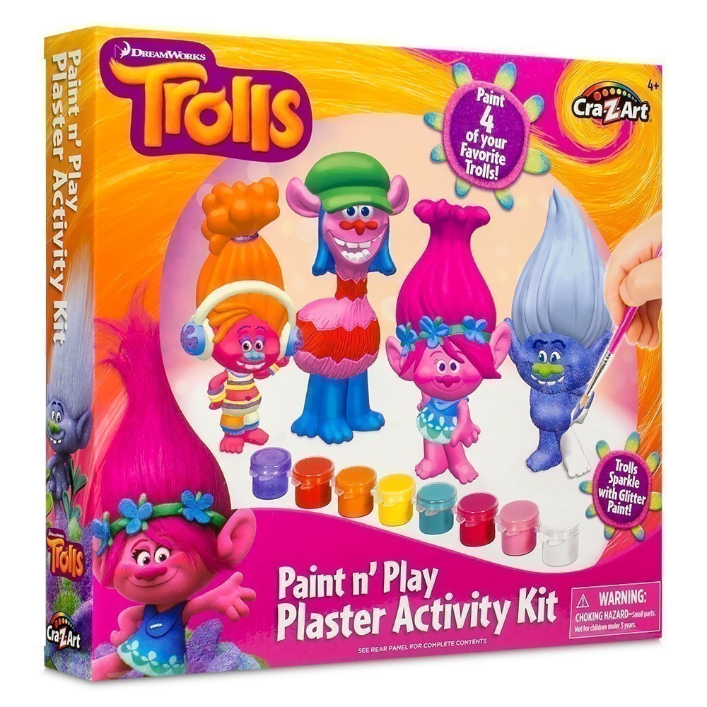 DreamWorks - Trolls™ Paint N Play Plaster Activity Kit