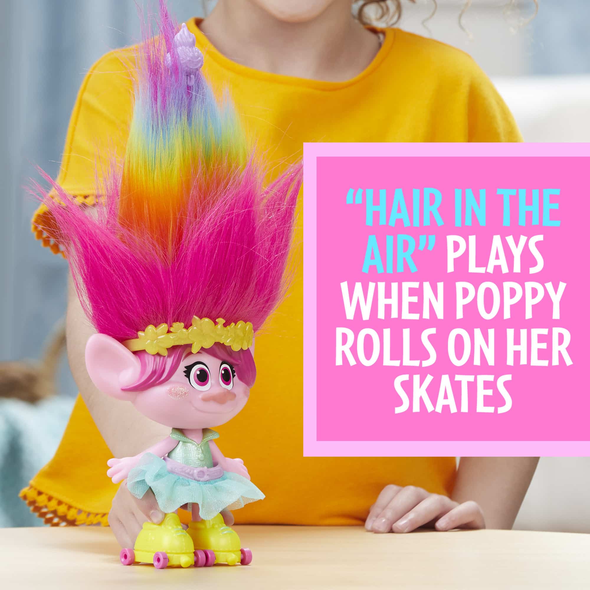 DreamWorks - Trolls Party Hair Poppy Musical Doll