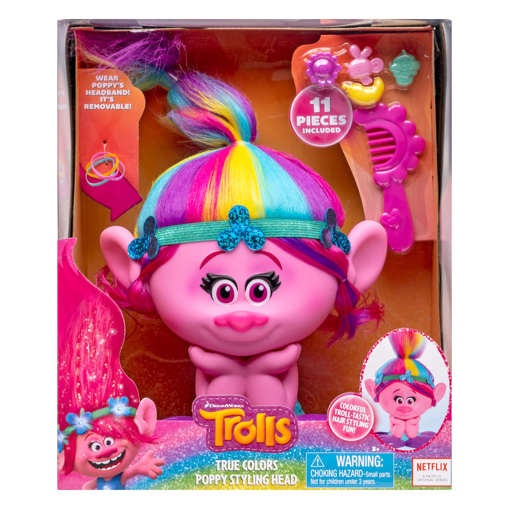 DreamWorks - Trolls True Colours Poppy Styling Head