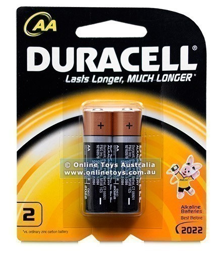 Duracell Alkaline Batteries - 2 X AA