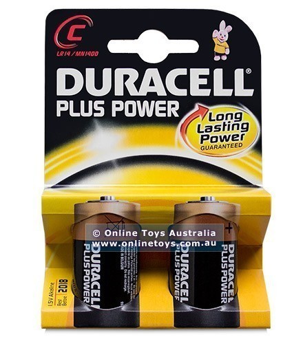 Duracell Alkaline Batteries - 2 X C