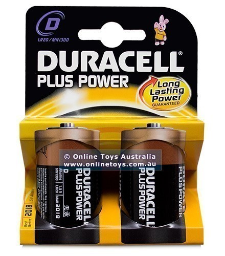 Duracell Alkaline Batteries - 2 X D