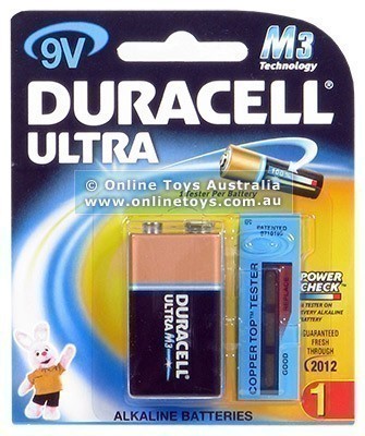 Duracell Ultra Alkaline Batteries - 9V