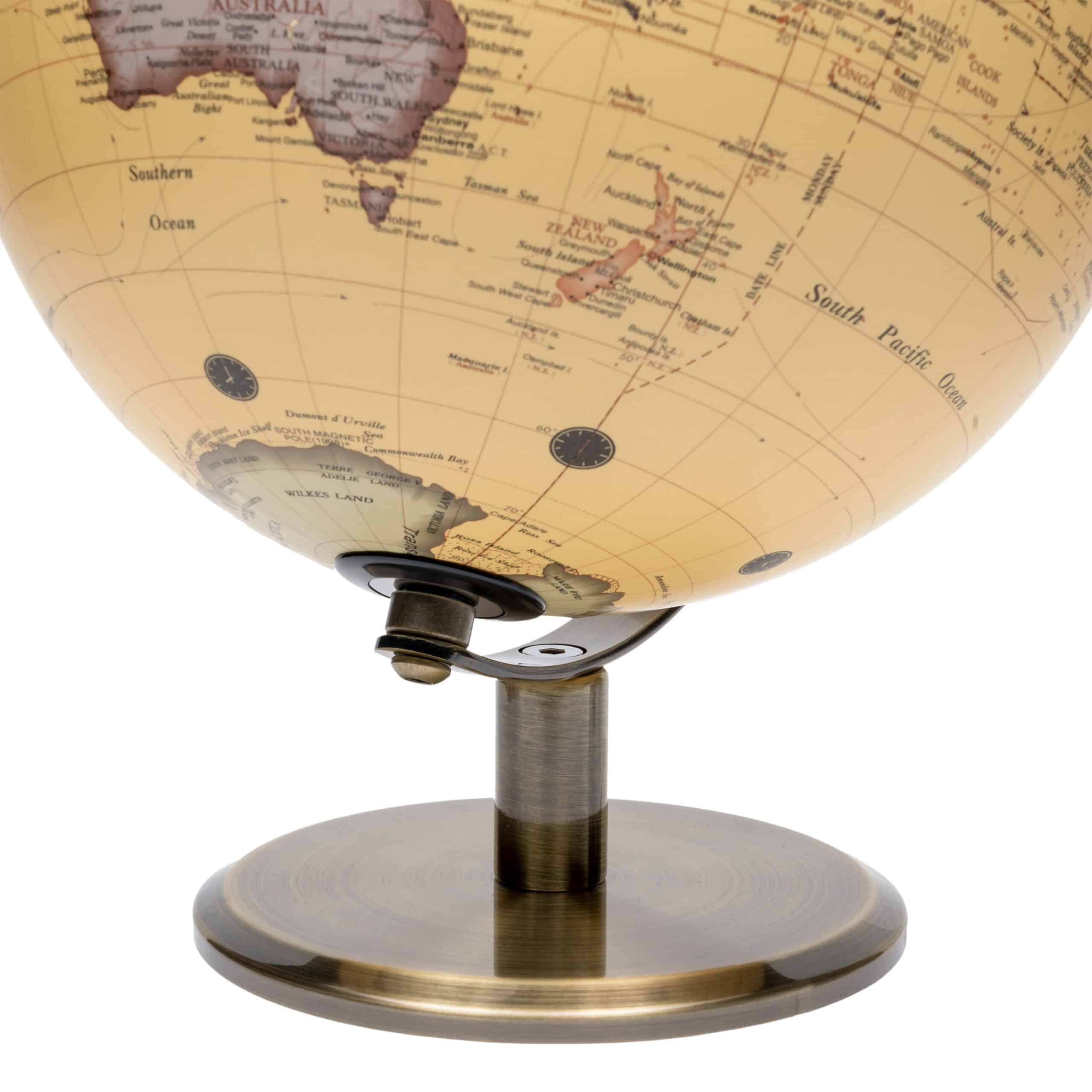 Embossed Antique Ocean Globe - 20cm