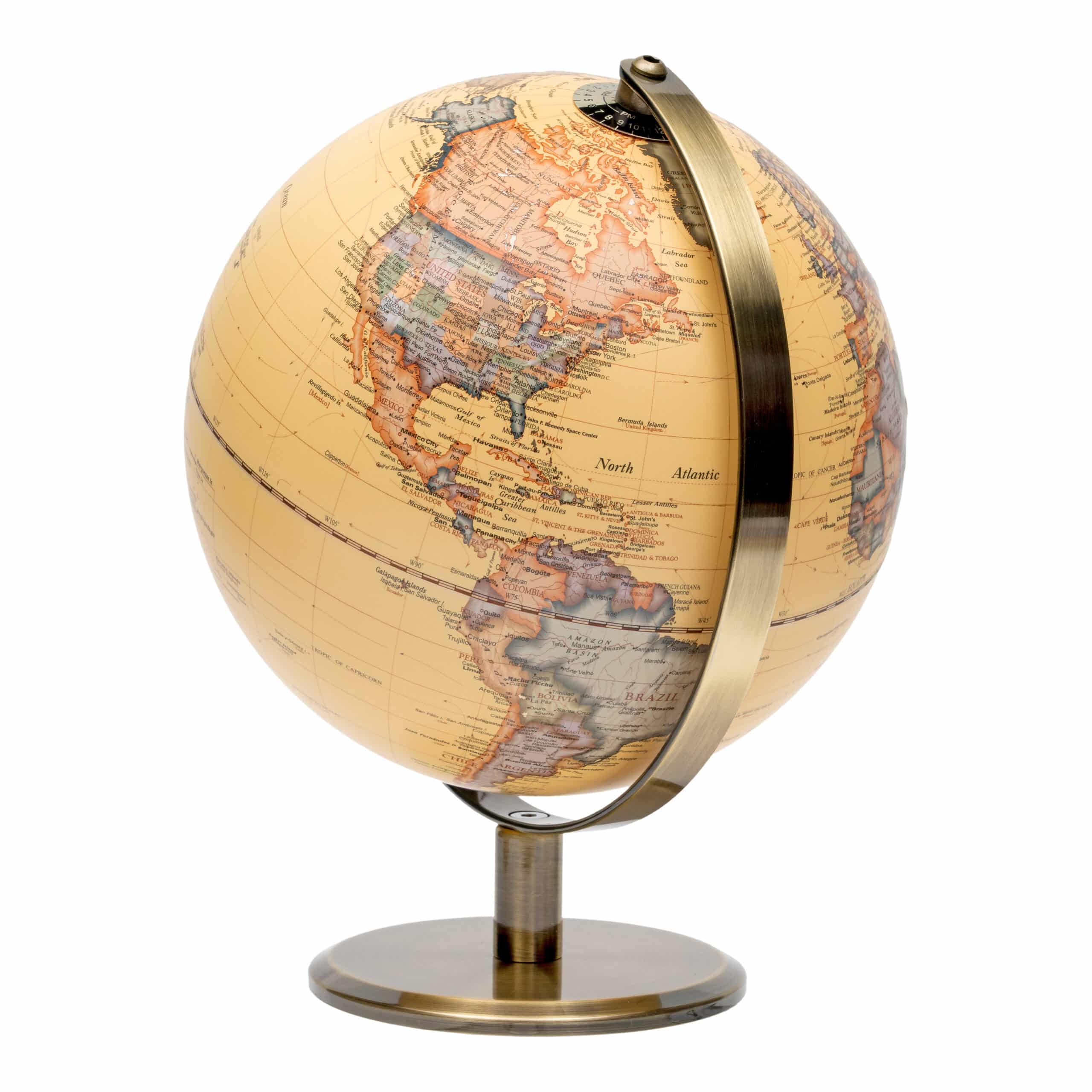 Embossed Antique Ocean Globe - 20cm