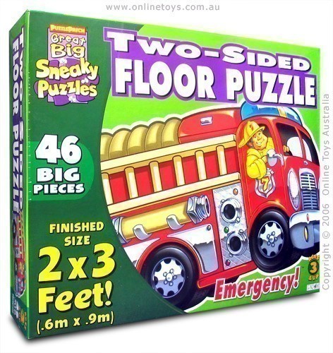 Emergency - 46 Piece Two Sided Floor Puzzle