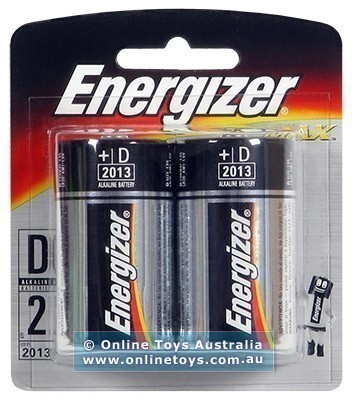 Energizer Max Alkaline Batteries - 2 X D
