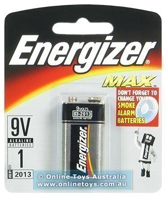 Energizer Max Alkaline Batteries - 9V