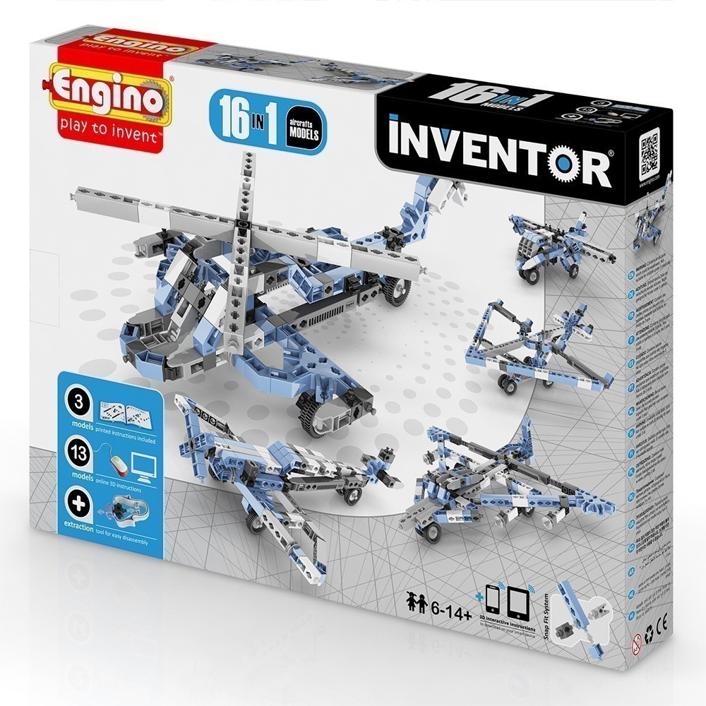 Engino - Inventor - 16 in 1 Aircraft Models