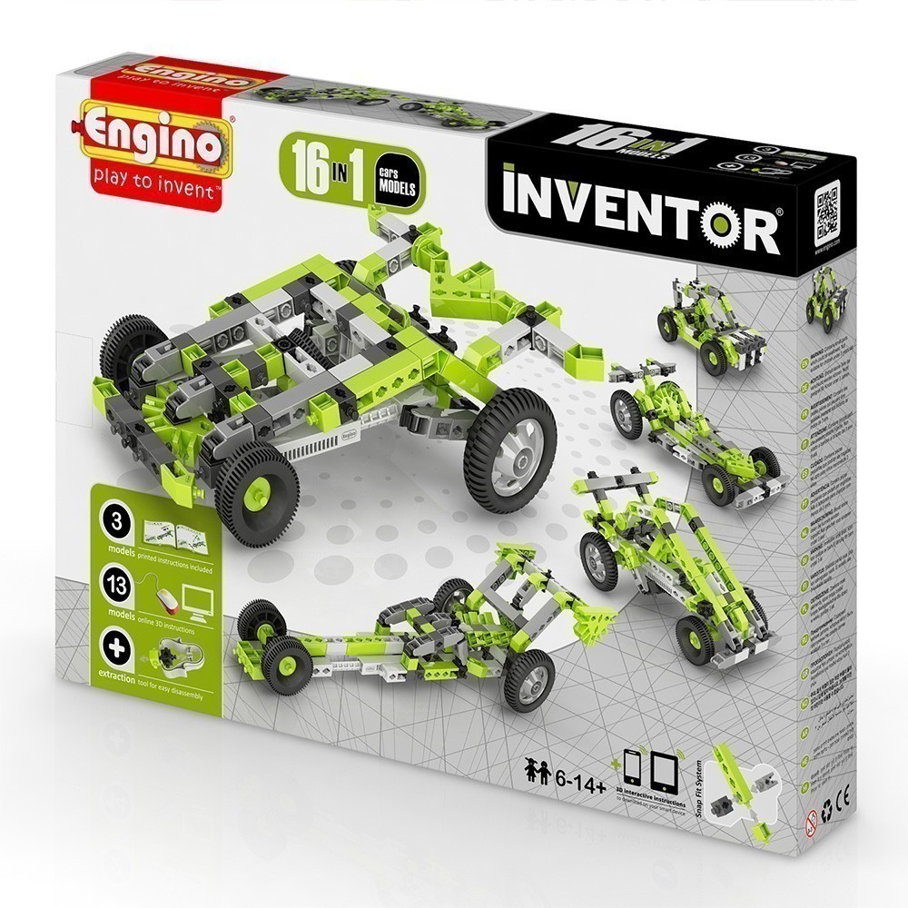 Engino - Inventor - 16 in 1 Car Models