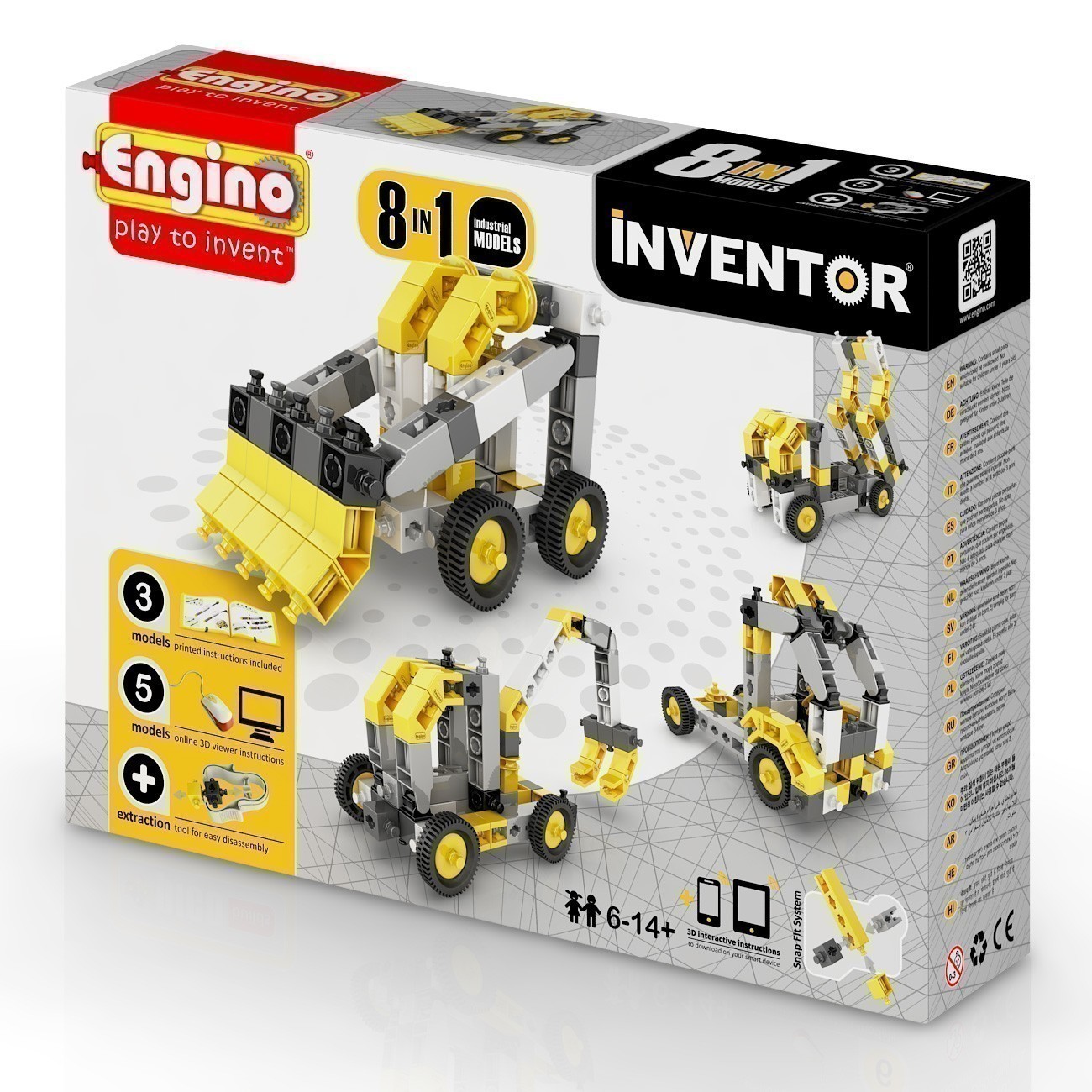Engino - Inventor - 8 in 1 Industrial Models