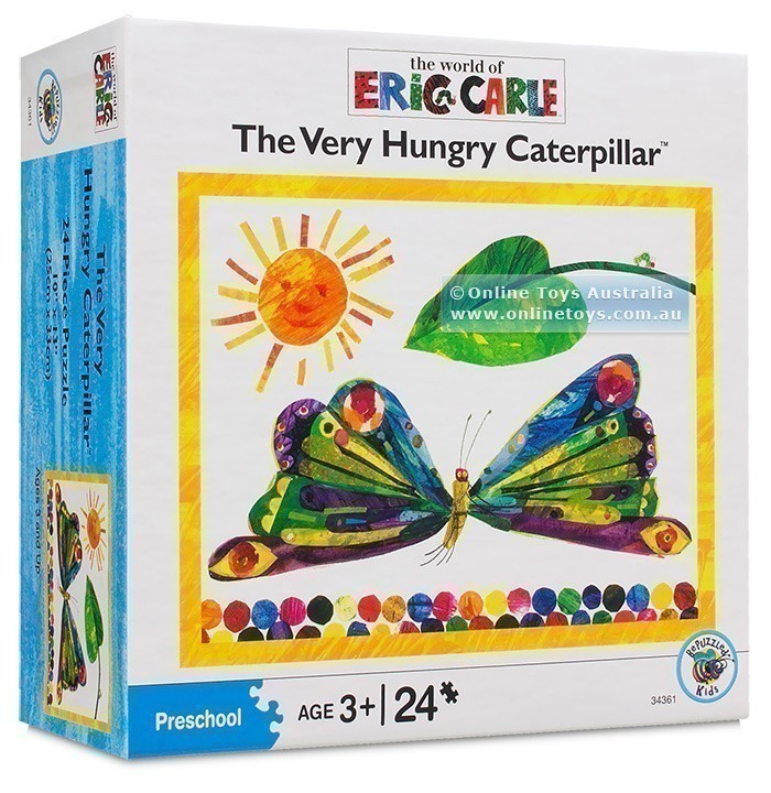 Eric Carle - The Very Hungry Caterpillar - Butterfly - 24 Piece Puzzle
