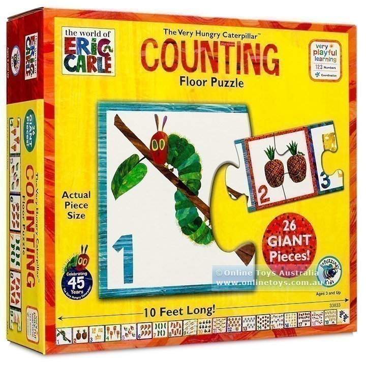 Eric Carle - The Very Hungry Caterpillar - Counting Floor Puzzle