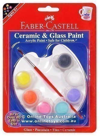 Faber-Castell - Ceramic and Glass Paint - 7 Colours