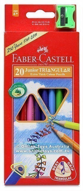 Faber-Castell - Junior Grip Colour Pencils - 20 Colours