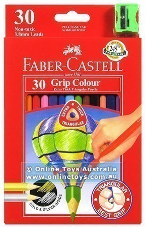 Faber-Castell - Junior Grip Colour Pencils - 30 Colours