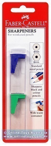 Faber-Castell - Pencil Sharpener with Catcher - Twin Pack