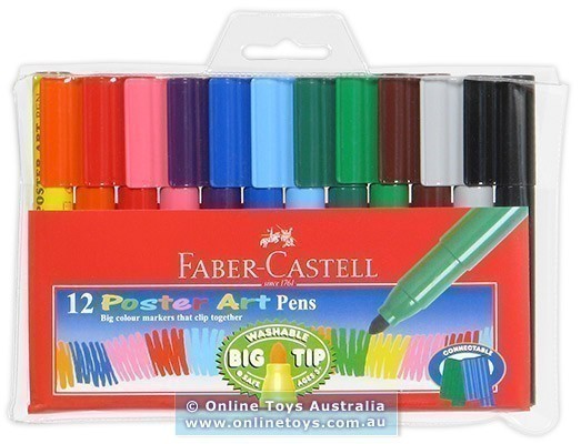 Faber-Castell - Poster Art Pens - 12 Colours