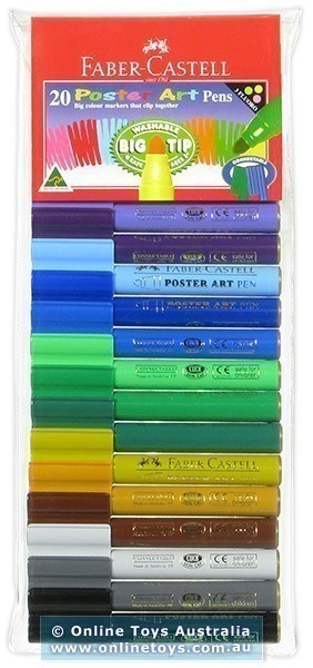 Faber-Castell - Poster Art Pens - 20 Colours