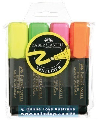Faber-Castell - Textliner - 4 Colour Pack