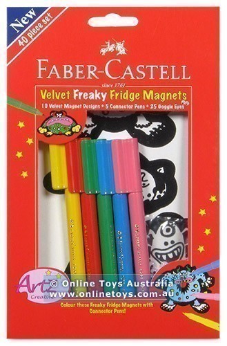 Faber-Castell - Velvet Freaky Fridge Magnets