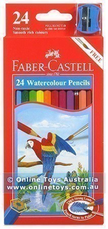 Faber-Castell - Watercolour Pencils - 24 Colours