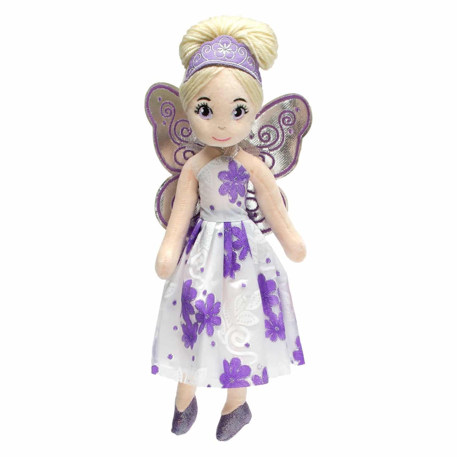 Fairy Ballerina Rag Doll - Purple Aurora