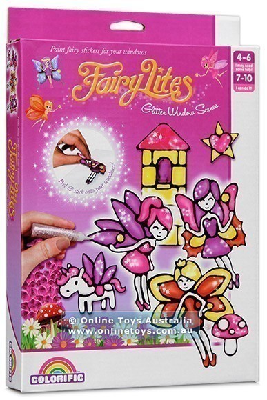 FairyLites Fairy Glitter Window Scenes