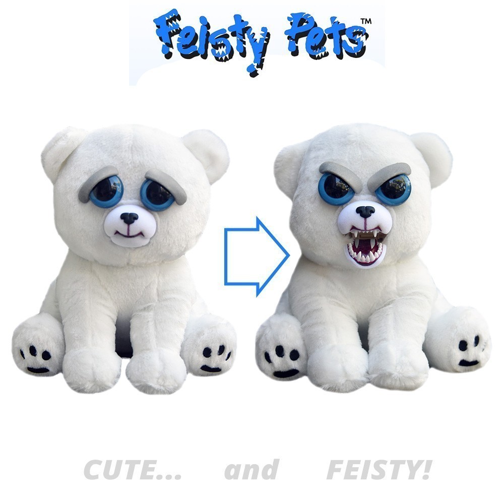 Feisty Pets - Karl The Snarl (White Polar Bear)